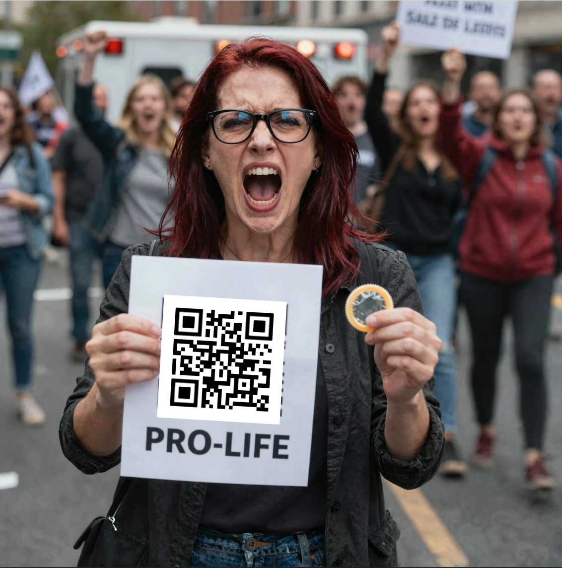 Reply to the post I'm pro-life! And here's what I'll say: - Series Answer, My, Parody, Prolife, Rave, Schizophrenia, Schizotypal disorder, Condoms, ChSV, Mat, Absurd, Trash, Banter, Demography, Trolling, Sarcasm, Satire, QR Code, GIF, Reply to post, Longpost