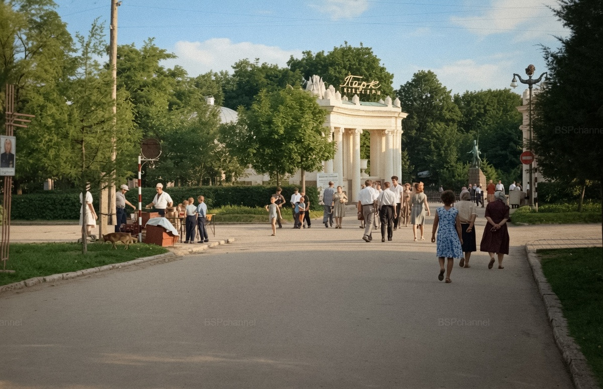 Life in Soviet Pyatigorsk in the 1960s. 20 colorized photographs - Series the USSR, My, Historical photo, Old photo, The photo, 20th century, 60th, Pyatigorsk, Caucasian Mineral Waters, Stavropol region, the USSR, Childhood in the USSR, Colorization, Longpost