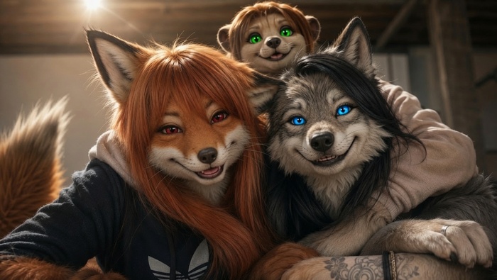 Фурри арт от Wolfmks #3834