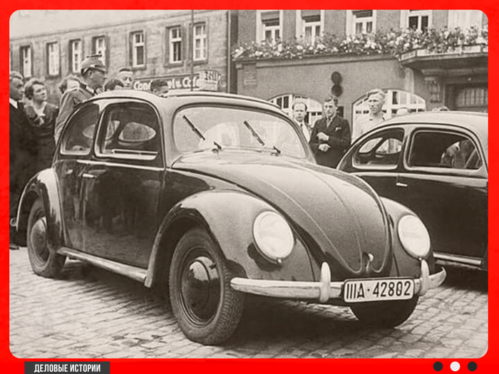 Новая модель KdF-Wagen, представленная в Эрнсттале, Германия, в августе 1938 года