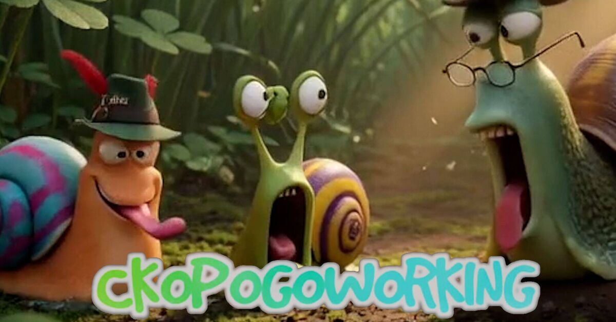 Why don't snails lick snails (German tongue twister) - My, Neural Network Content, Patter, Cartoons, German, For children, Video, Rutube, Short videos