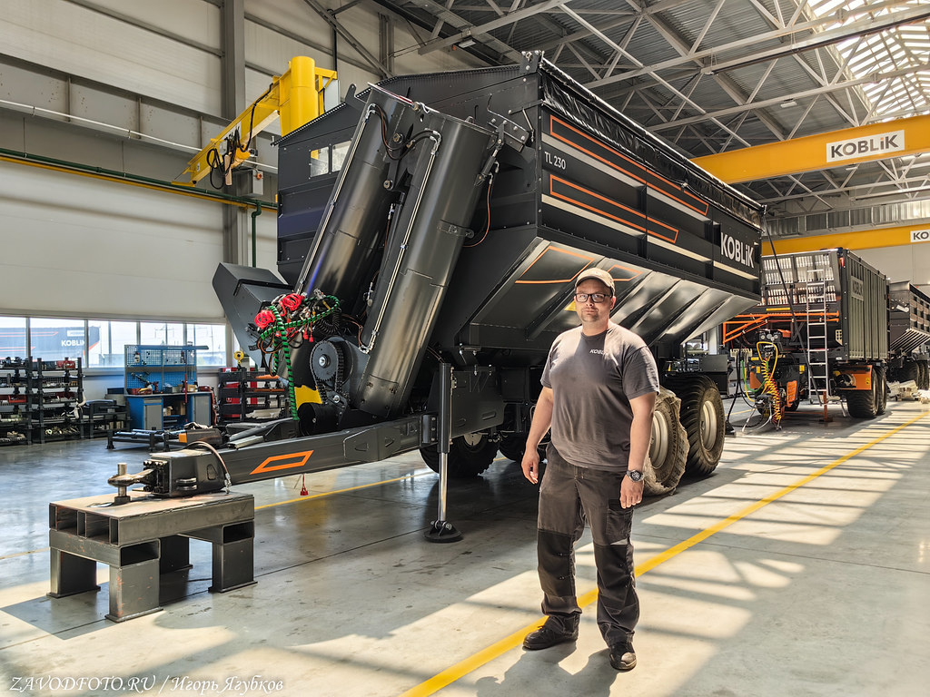 What is the new KOBLiK GROUP plant in Voronezh like? It makes semi-trailers for agriculture (part 1). - Series My Industrial Reports  MECHANICAL ENGINEERING, My, Production, Industry, Russian production, Import substitution, Factory, Longpost