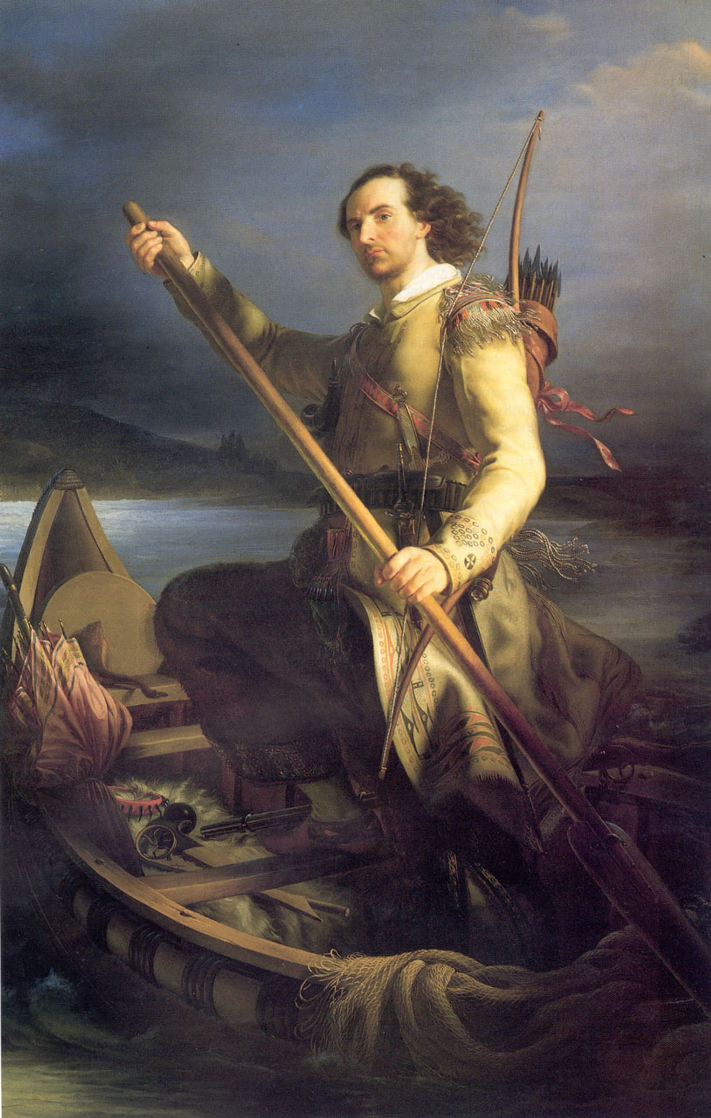 Lacrosse and stickball in art: painting, graphics - Series Lacrosse in Russia, My, Lacrosse, Painting, Art, Longpost