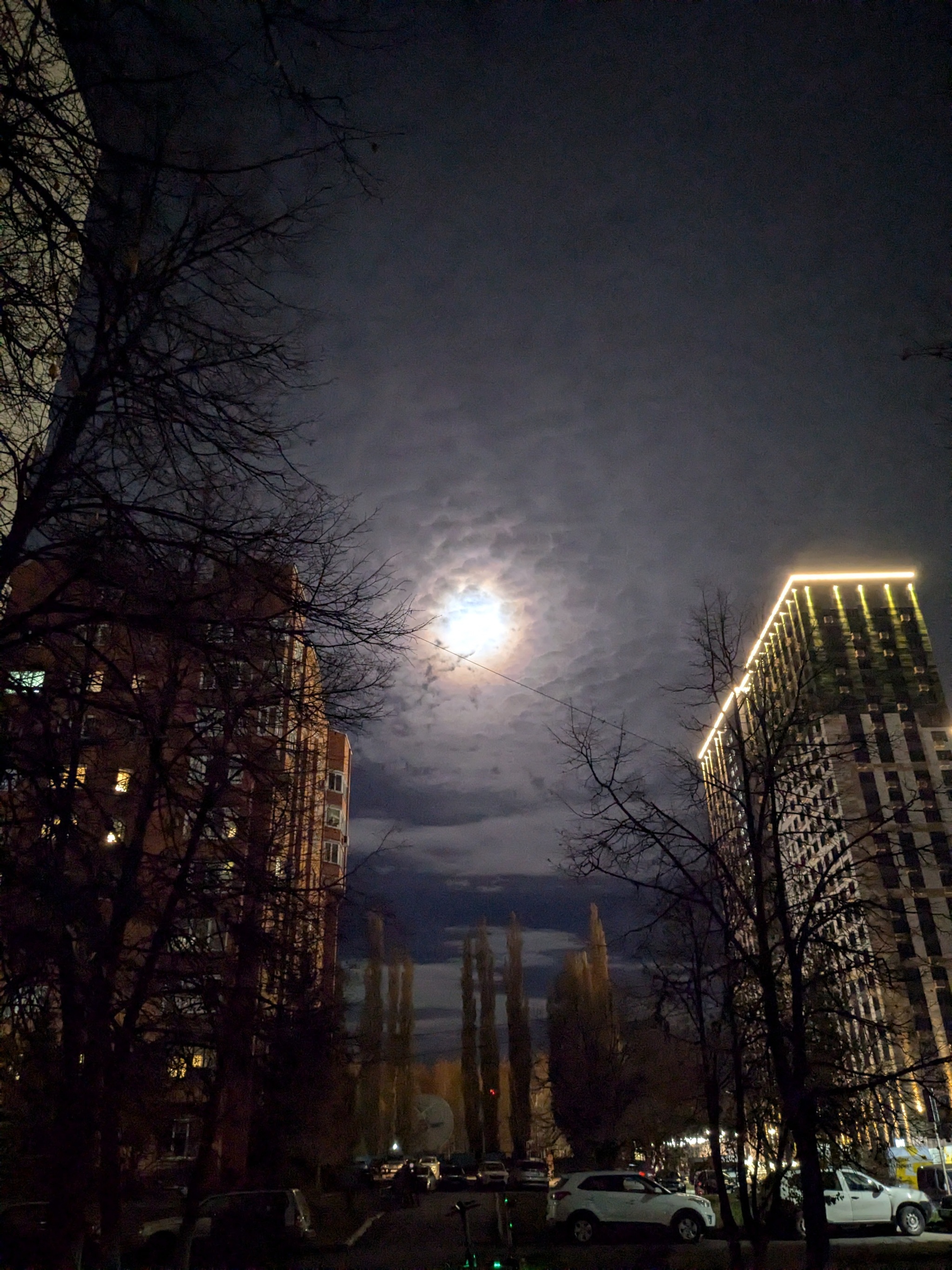 Reply to the post Show me the last photo you took just because you thought it was beautiful. - My, Sky, Evening, moon, Photo on sneaker, Reply to post