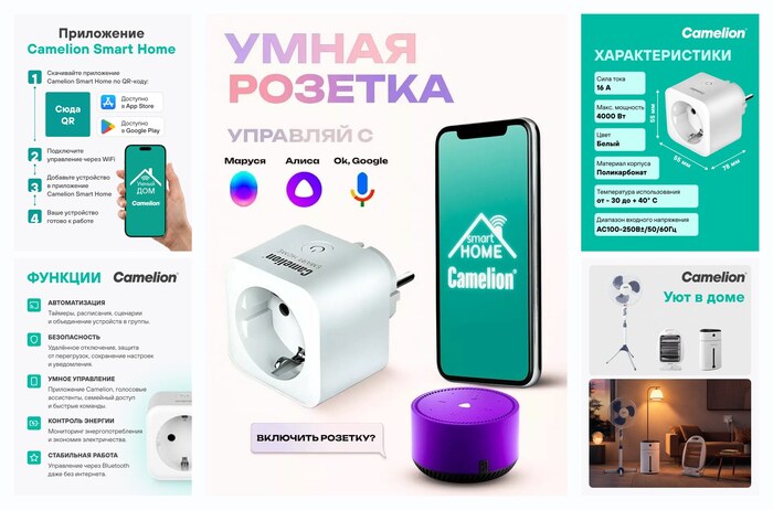 ����� ������� Wi-fi � ������, Camelion, � �������� �����, ������, Google