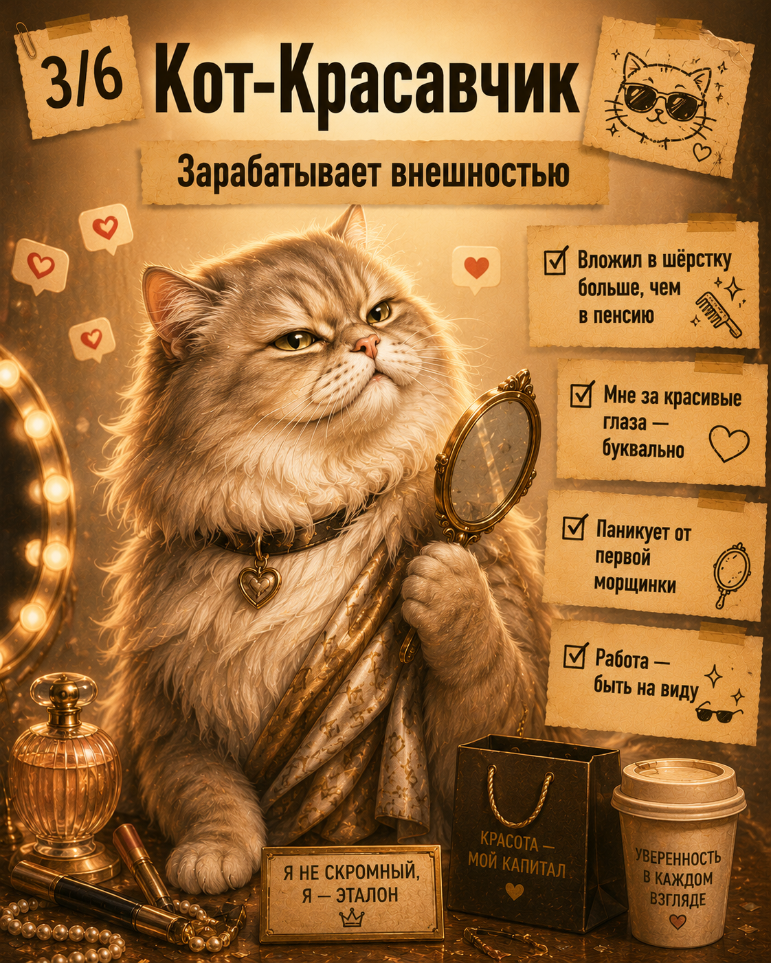 What kind of cat are you today? There are 6 ways to earn food—and it seems you've already found your cat. - cat, Memes, Carousel, A life, Thoughts, Absurd