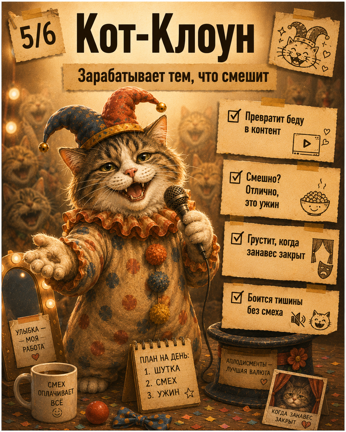What kind of cat are you today? There are 6 ways to earn food—and it seems you've already found your cat. - cat, Memes, Carousel, A life, Thoughts, Absurd
