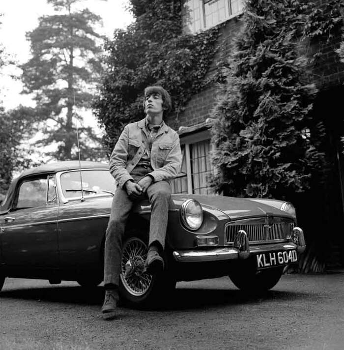 ���� ������ � ������ ���� �� �������� MG MGB. ����� ������, 1966.