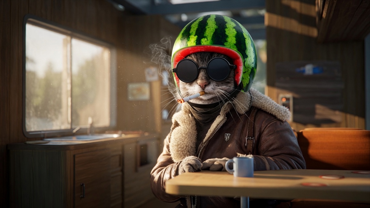 Furry art by Wolfmks #3859 for The Hangover in the RV - My, Neural Network Content, Furry, Longpost