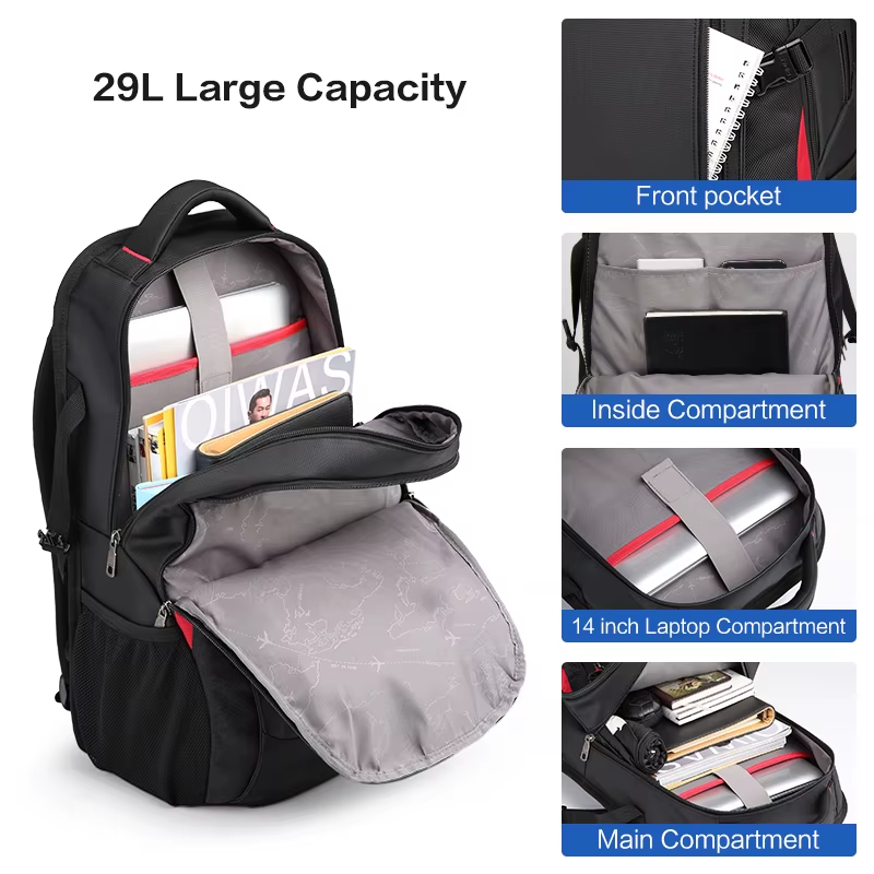 OIWAS Waterproof Backpack (29L) for Laptops up to 15.6 - Nylon Travel Bag - Series Top Reviews  Ratings 2026 on Ali, My, AliExpress, Распродажа, Discounts, Products, Accessories, Xiaomi, Charger, Online shopping, Tablet, Aliexpress sale, Holder, Appliances, Battery, Household goods, Advertising, Tools, Longpost