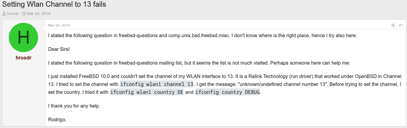 WiFi that didn't work - My, IT, Linux, Freebsd, Wi-Fi, Longpost
