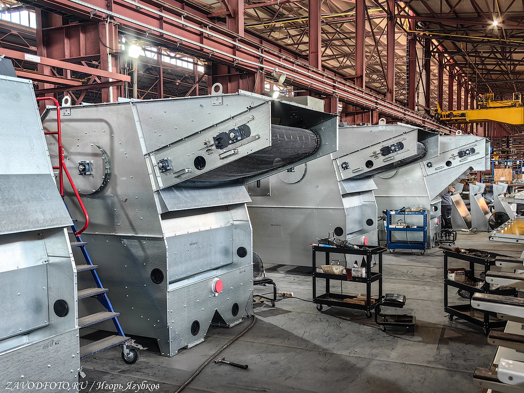 How grain elevator equipment is manufactured at the KOBLiK GROUP plant in Voronezh - Series My Industrial Reports  MECHANICAL ENGINEERING, My, Factory, Import substitution, Russian production, Industry, Production, Video, Rutube, Longpost