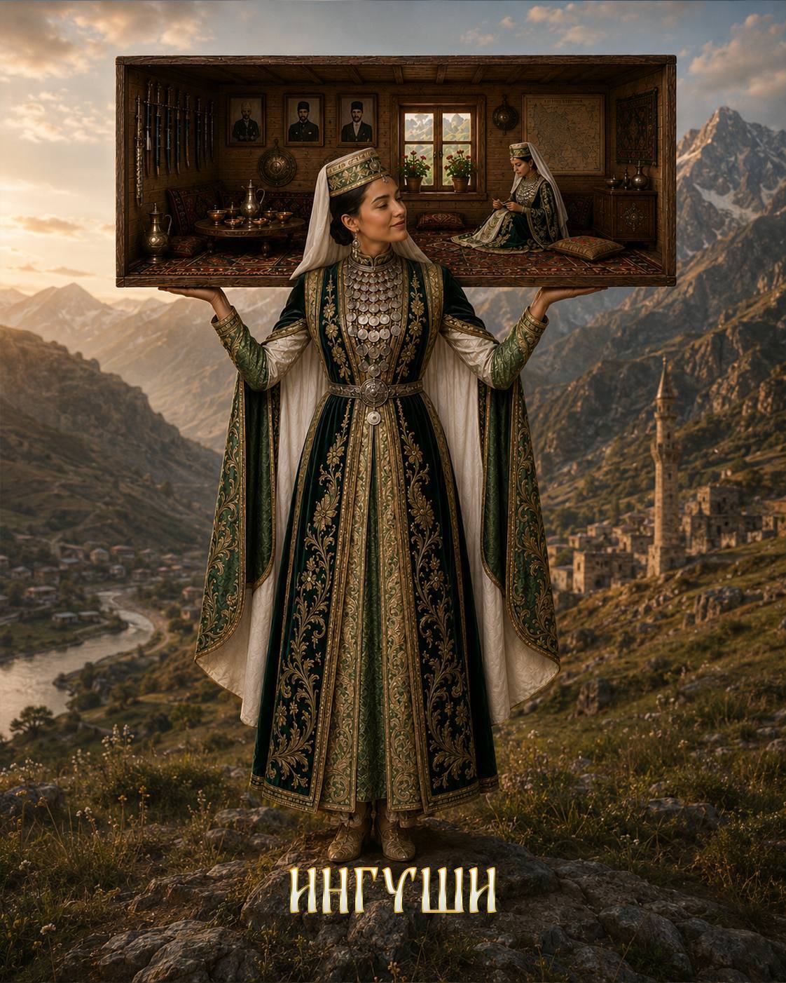 This is a trip around Russia without suitcases and tickets. - Neural Network Content, Artificial Intelligence, Neural network art, Russia, People, The culture, Traditions, Longpost