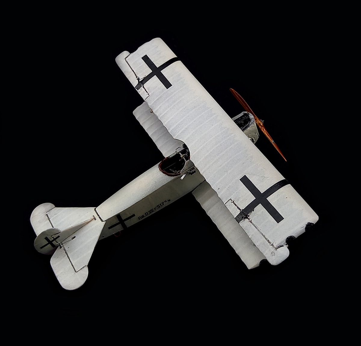 Fokker D.VII F - My, Fighter, Military aviation, Aviation, Aircraft modeling, Stand modeling, Scale model, Longpost