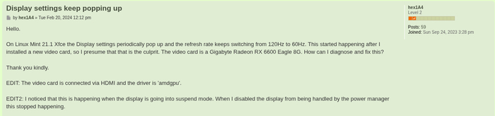 <a href="https://pikabu.ru/story/xfce_i_avtomaticheskiy_dialog_14153311?u=https%3A%2F%2Fforums.linuxmint.com%2Fviewtopic.php%3Ft%3D413429&t=%D0%A0%D0%B5%D0%BF%D0%BE%D1%80%D1%82&h=48d1b6934569fb2232a3ea9ffc1d2f0220e60378" title="https://forums.linuxmint.com/viewtopic.php?t=413429" target="_blank" rel="nofollow noopener">Репорт</a> бага из Linux Mint