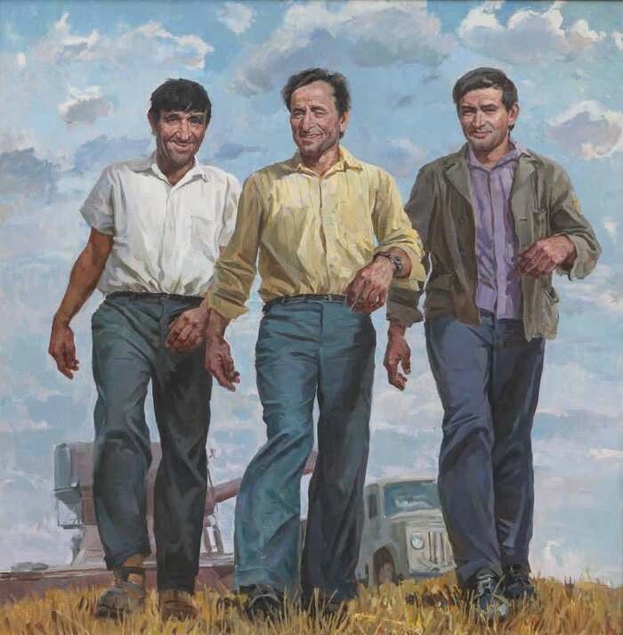 "Хлеборобы - братья Циглимовы" 1987 - Касименко-Никитина Елена Никитична