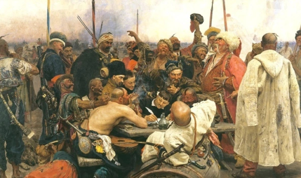 Илья Репин. «Запорожцы пишут письмо турецкому султану», 1880–1891
