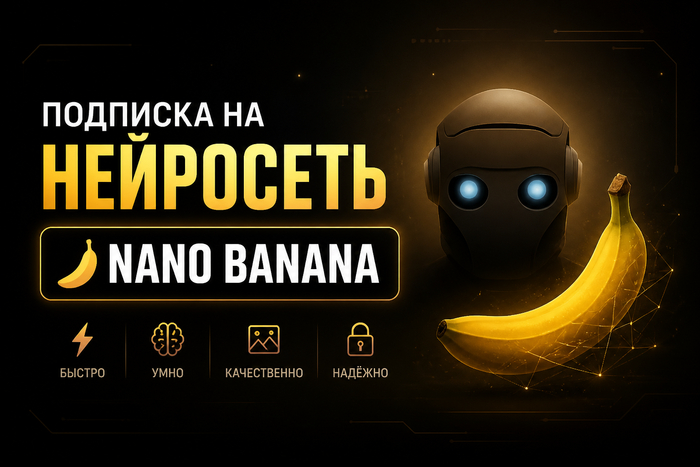 Подписка на нейросеть Nano Banana: Как оформить подписку на нейросеть Нано Банана в России