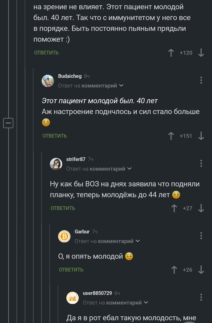 Молодость - она у всех разная