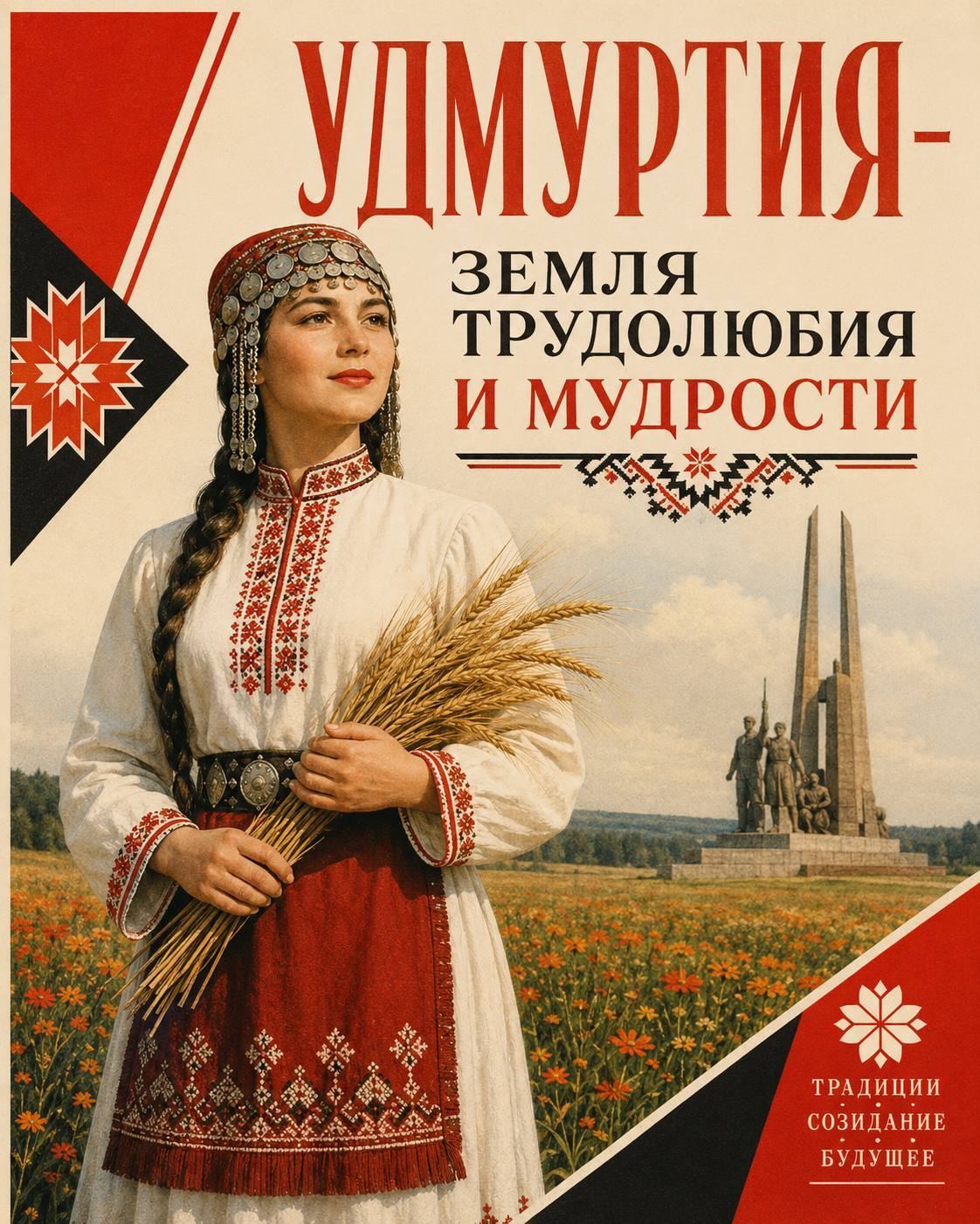 Each culture is a whole world filled with its own colors, symbols and traditions. - Neural Network Content, Artificial Intelligence, Neural network art, Russia, Regions, beauty, Longpost