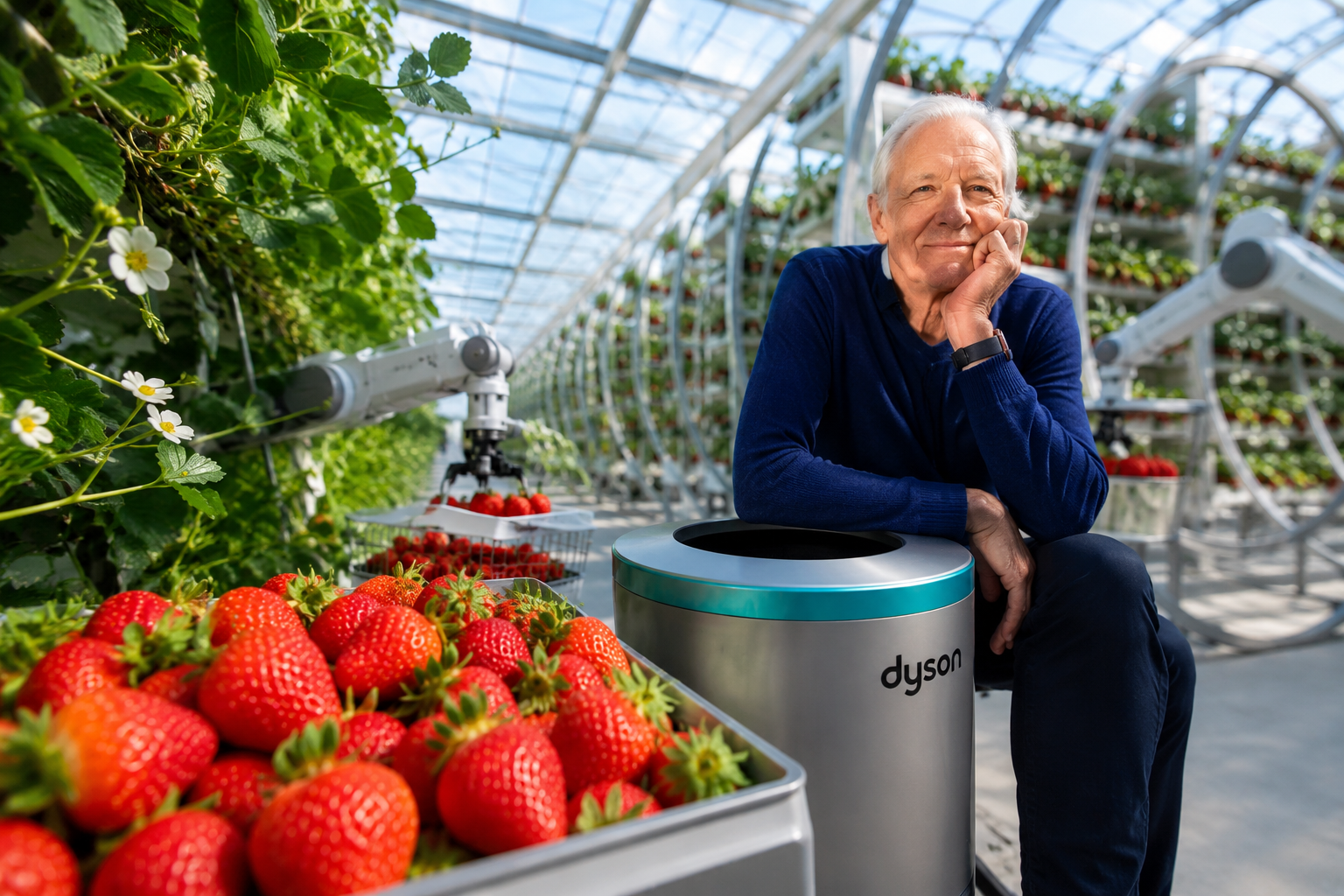 Strawberry Secrets from Dyson - Innovations, Technologies, Technics, Strawberry (plant), Dyson, Longpost