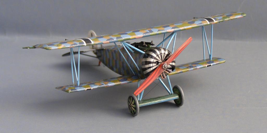 Fokker D.VI - My, Aviation, Military aviation, Fighter, Aircraft modeling, Stand modeling, Scale model, Longpost