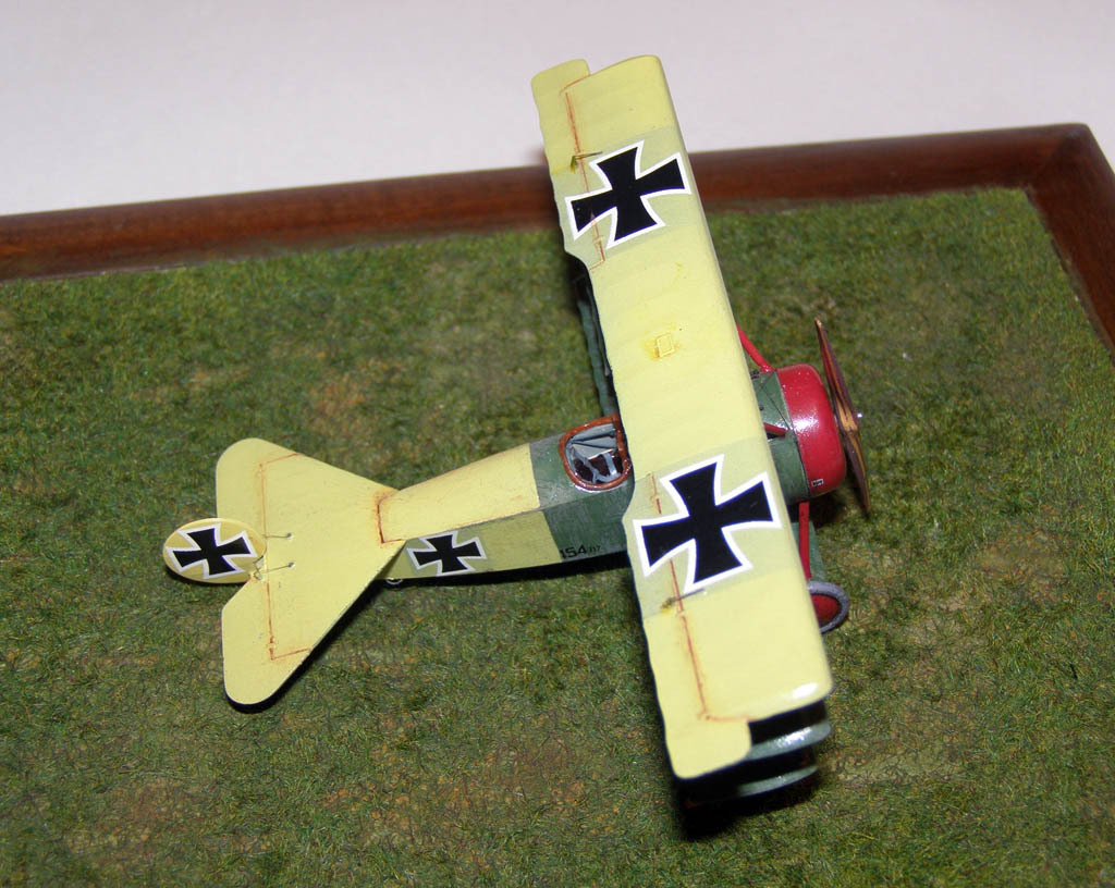 Fokker Dr.I Yellow Baron - My, Stand modeling, Aviation, Military aviation, Scale model, Fighter, Aircraft modeling, Longpost