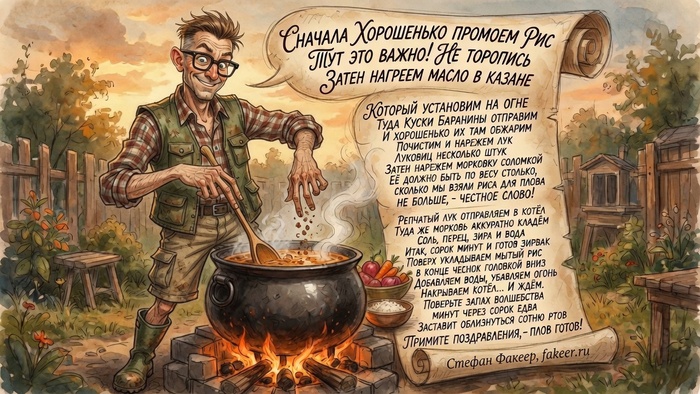 Плов: рецепт в стихах