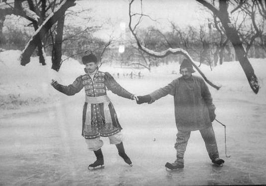 Это не соревнования, но фотография примечательная.