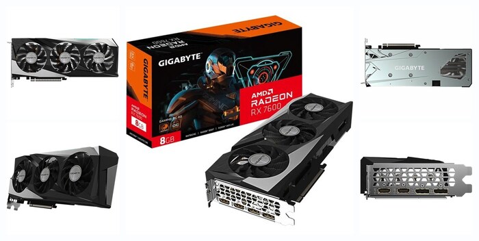 ���������� Gigabyte Radeon RX 7600 GAMING OC 8G