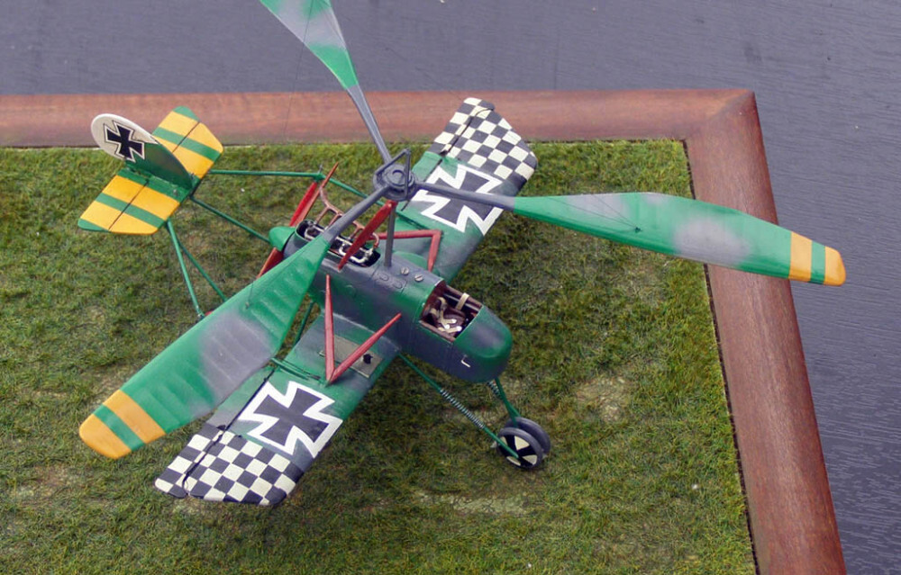 Autogyro KoR V.III - My, Gyroplane, Aviation, Military aviation, Stand modeling, Aircraft modeling, Scale model, Drawing, Longpost