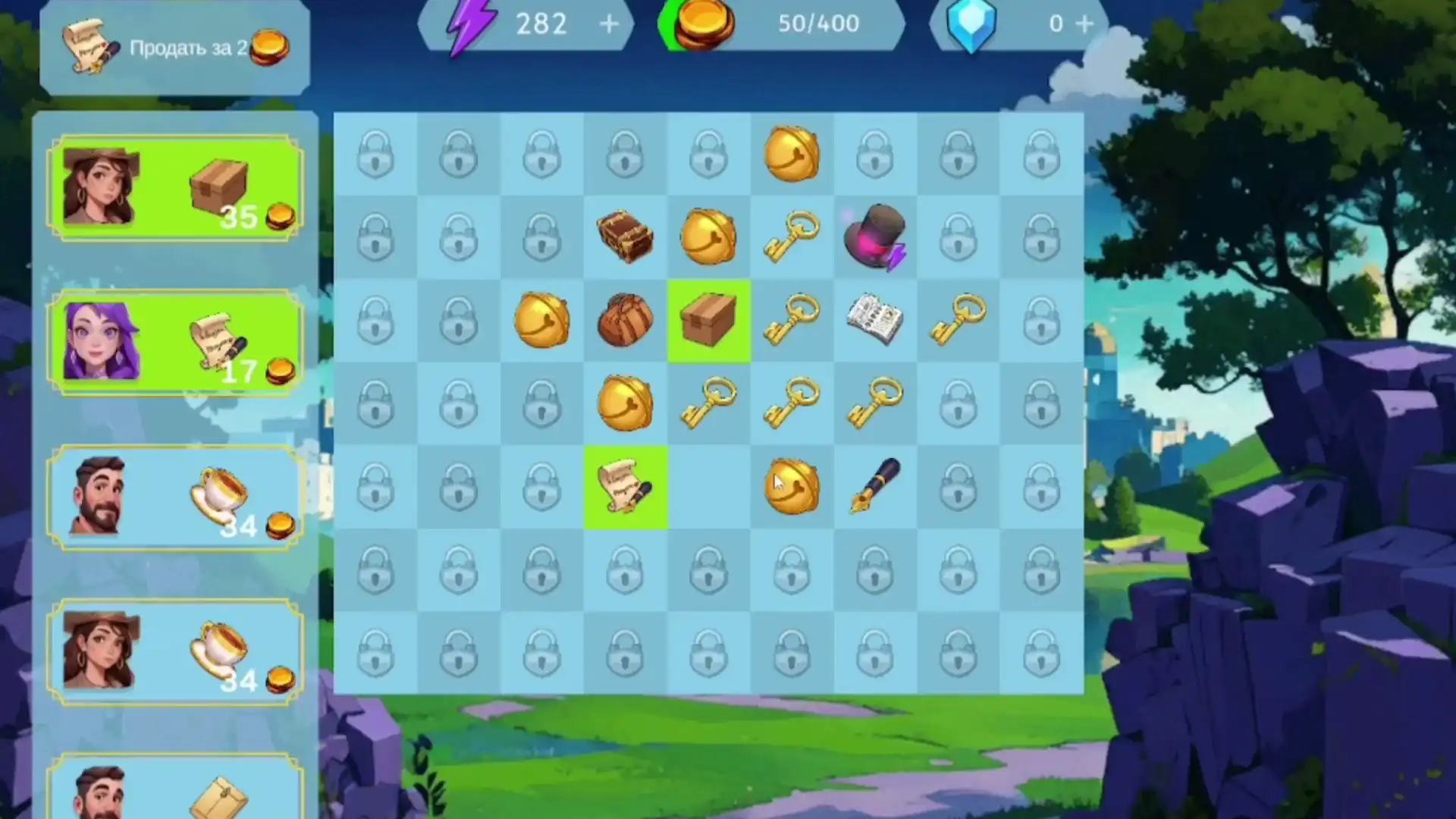 Волшебный Курорт Тео Морини merge игры: игра где соединяешь предметы. Играть бесплатно онлайн, выполняй заказы и развивай остров-курорт. (видео 1)