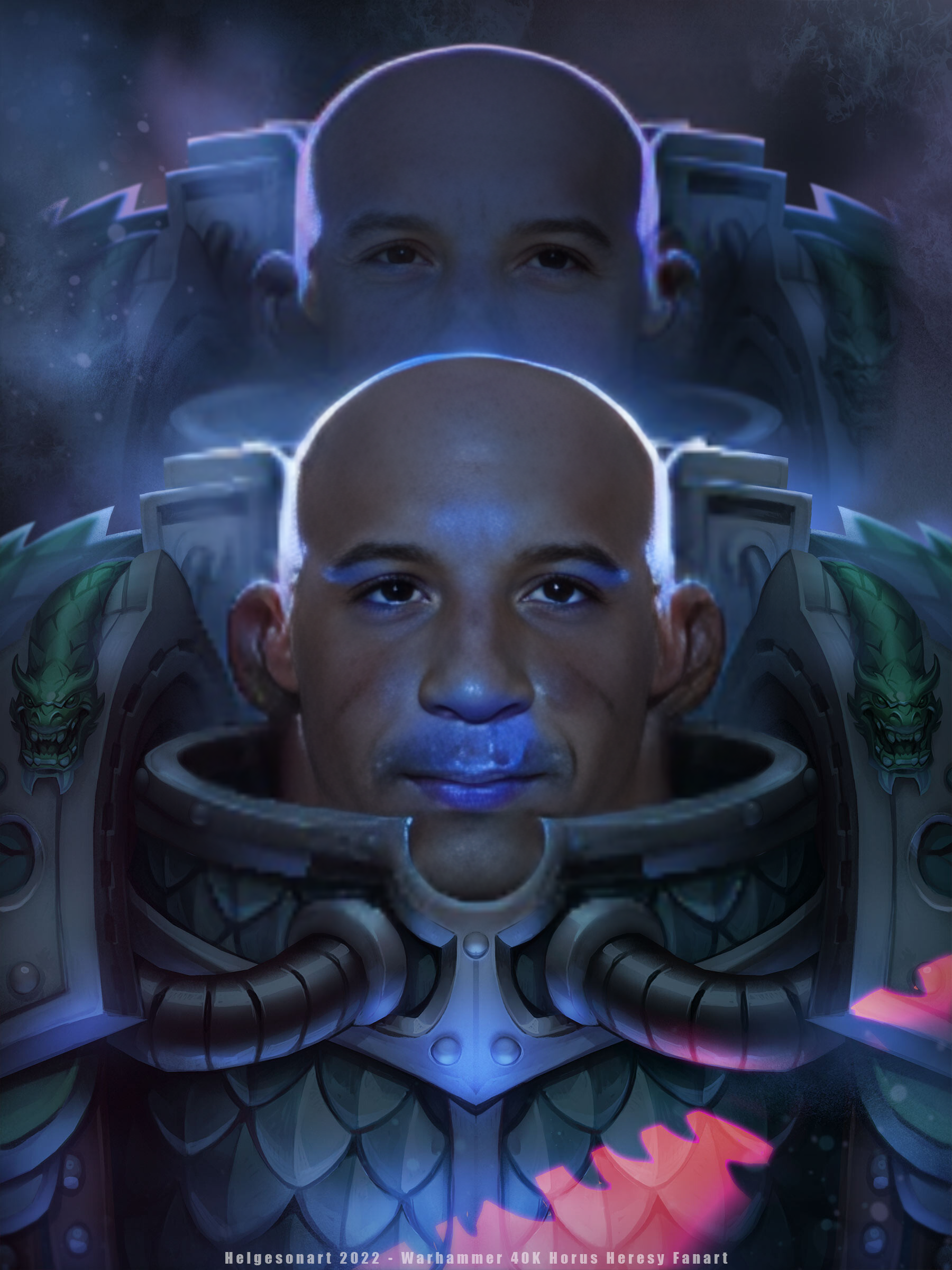 Heretical casting - My, Neural Network Content, Warhammer 40k, Warhammer, Horus heresy, Wh other, Adeptus Astartes, Adepta Sororitas, Wh humor, Longpost