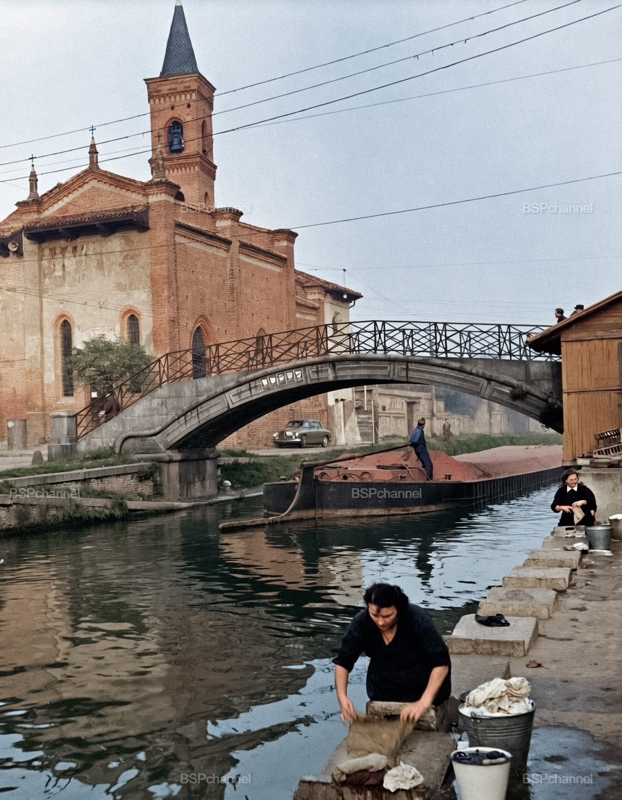 Fragments of History: Interesting and Rare Retro Photographs of Europe. 20 Colorized Photographs from the 20th Century. Part 40 - Series Photo Collections, My, 20th century, The photo, Europe, Old photo, France, Italy, Germany, Sweden, Switzerland, Belgium, Spain, Colorization, Longpost