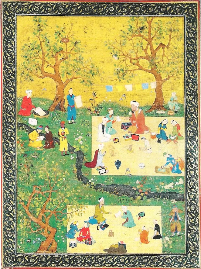 Persian manuscripts from the collections of the Russian National Library in detail - Painting, Painting, Miniature, Poetry, Illustrations, Iran, Persia, Manuscript, Longpost