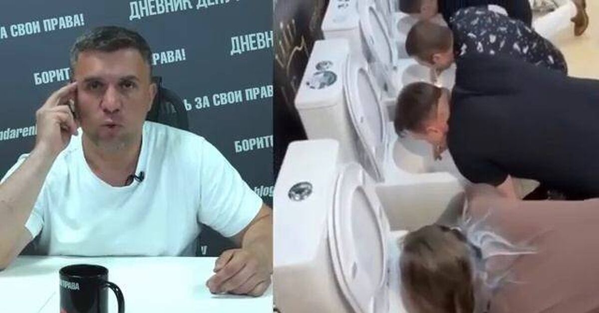 Residents were invited to drink from toilets for 100,000 rubles. - Shock, Power, People, Officials, Nikolay Bondarenko, Russia, Lawlessness, State, Video, Rutube, Politics, Negative