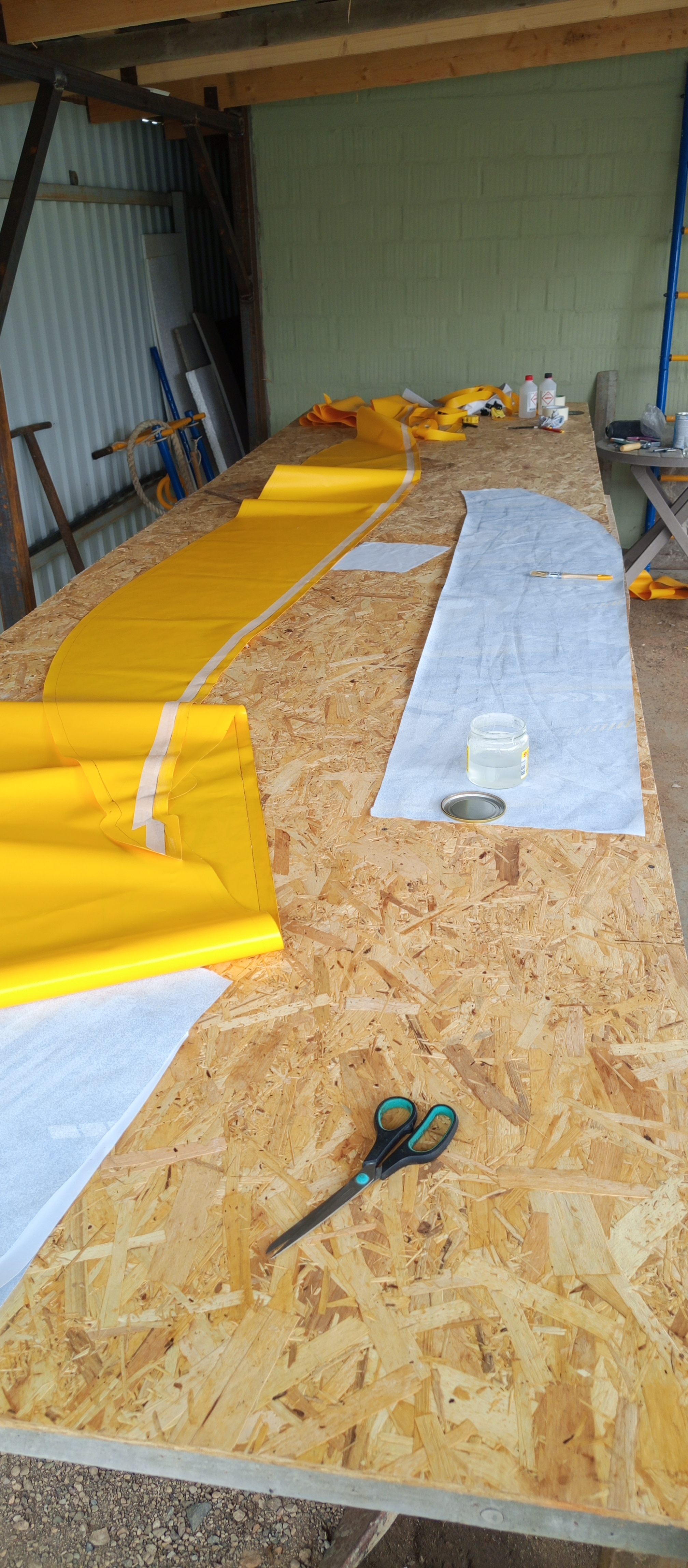 I glued the kayak myself - My, Kayak, Saving, Longpost