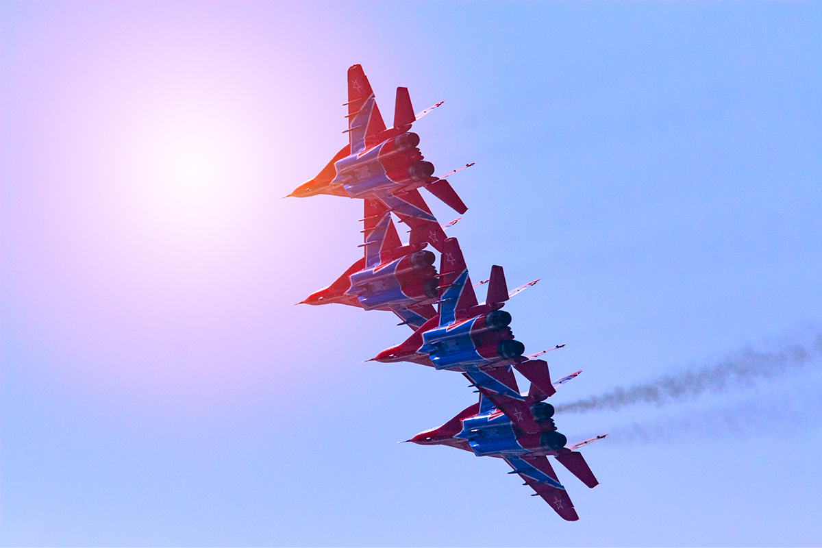 Aerobatic team Swifts - My, Sky, MiG-29, Aerobatic team, Swift, Air force, Longpost