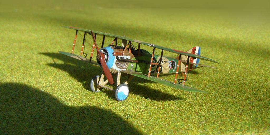 SPAD XIII No. 26 - My, Aviation, Military aviation, Fighter, Aircraft modeling, Stand modeling, Scale model, Longpost
