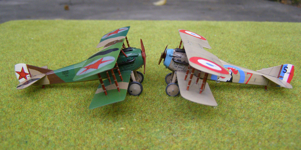 SPAD XIII, pilot A.D. Shirinkin - My, Fighter, Military aviation, Aviation, Aircraft modeling, Stand modeling, Scale model, Longpost