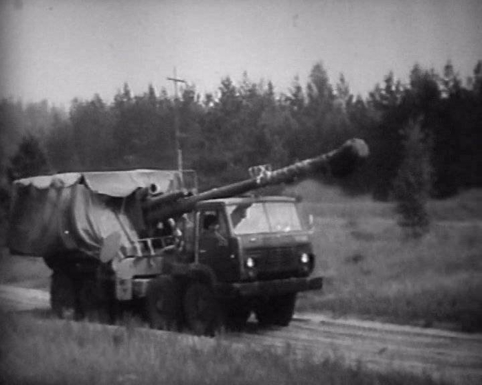 Опытная САУ на шасси «Урал -5323»