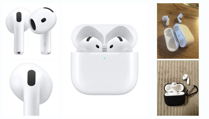 Беспроводные TWS-наушники Apple AirPods 4, белый (Без активного шумоподавления)