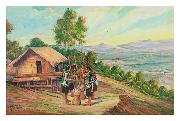 Kachin and Shan States in the works of Burmese artist San Hlaing - Art, Art criticism, Painting, Longpost