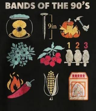 The Mystery of a 90s Rock Band - Mystery, Music lovers, Rock, Print