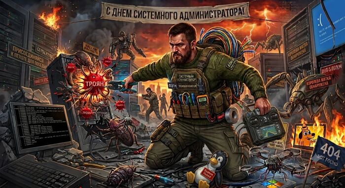 С Днем системного администратора!