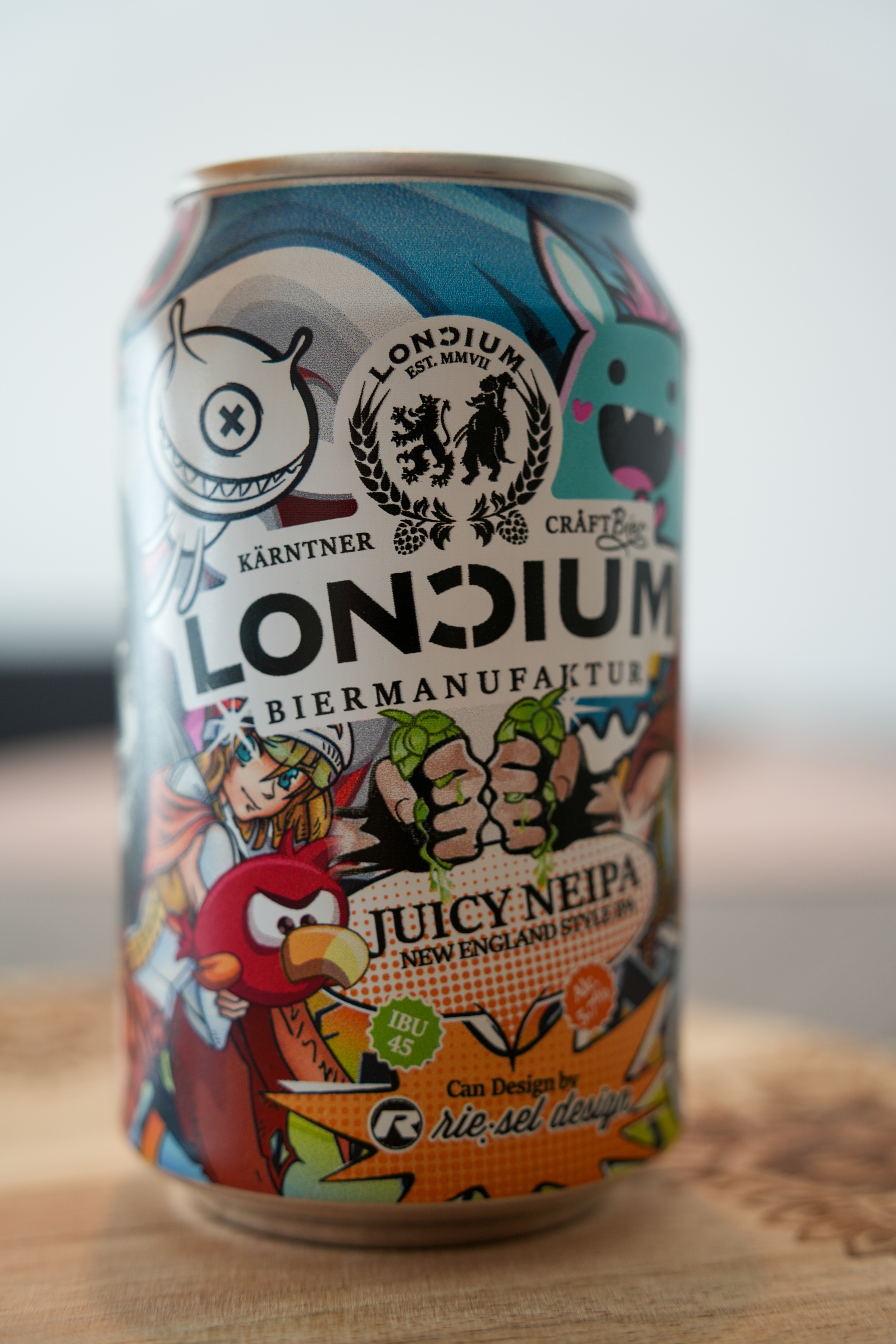Loncium Juicy NEIPA: juice with a twist - My, Craft beer, Beverages, Beer, Austria, Alcohol, Overview, Mat, Longpost