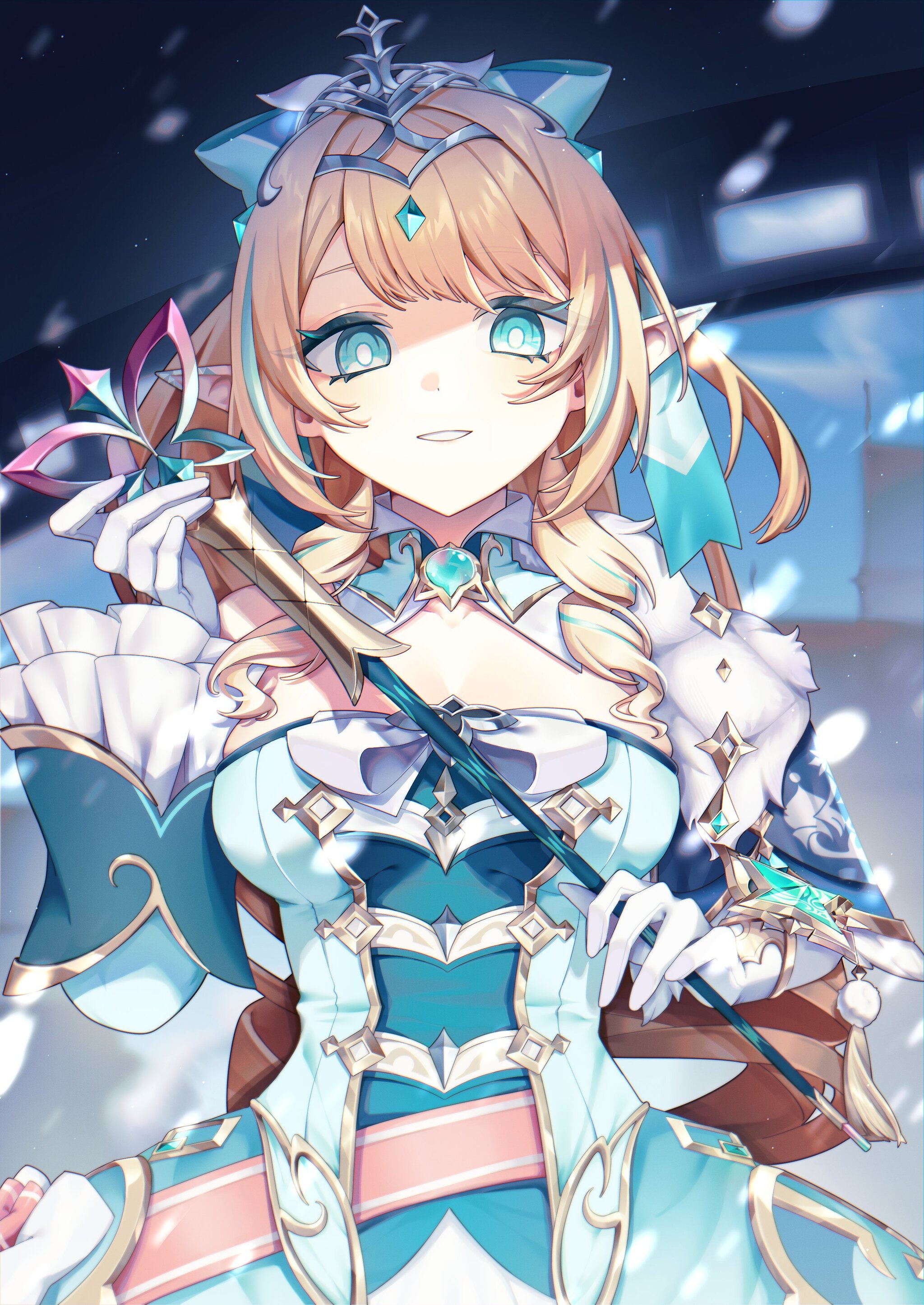Spring - Genshin impact, Anime art, Art, Vesna (Genshin Impact), Elves