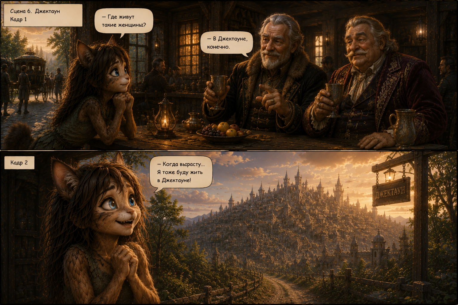 Aerys, Part 1 of 3 - Childhood - Series Jacktown, Neural Network Content, Neural network art, Furry, Comics, Longpost