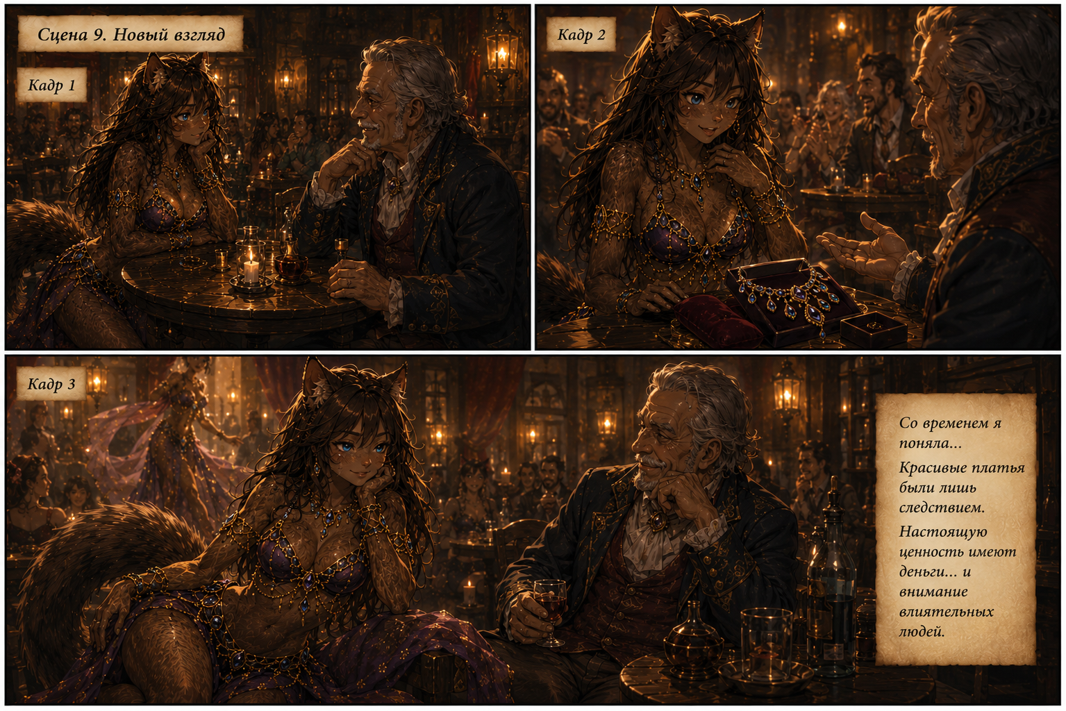 Aerys, Part 2 of 3 - Jacktown - Series Jacktown, Neural Network Content, Furry, Neural network art, Comics, Fantasy, Urban fantasy, Longpost
