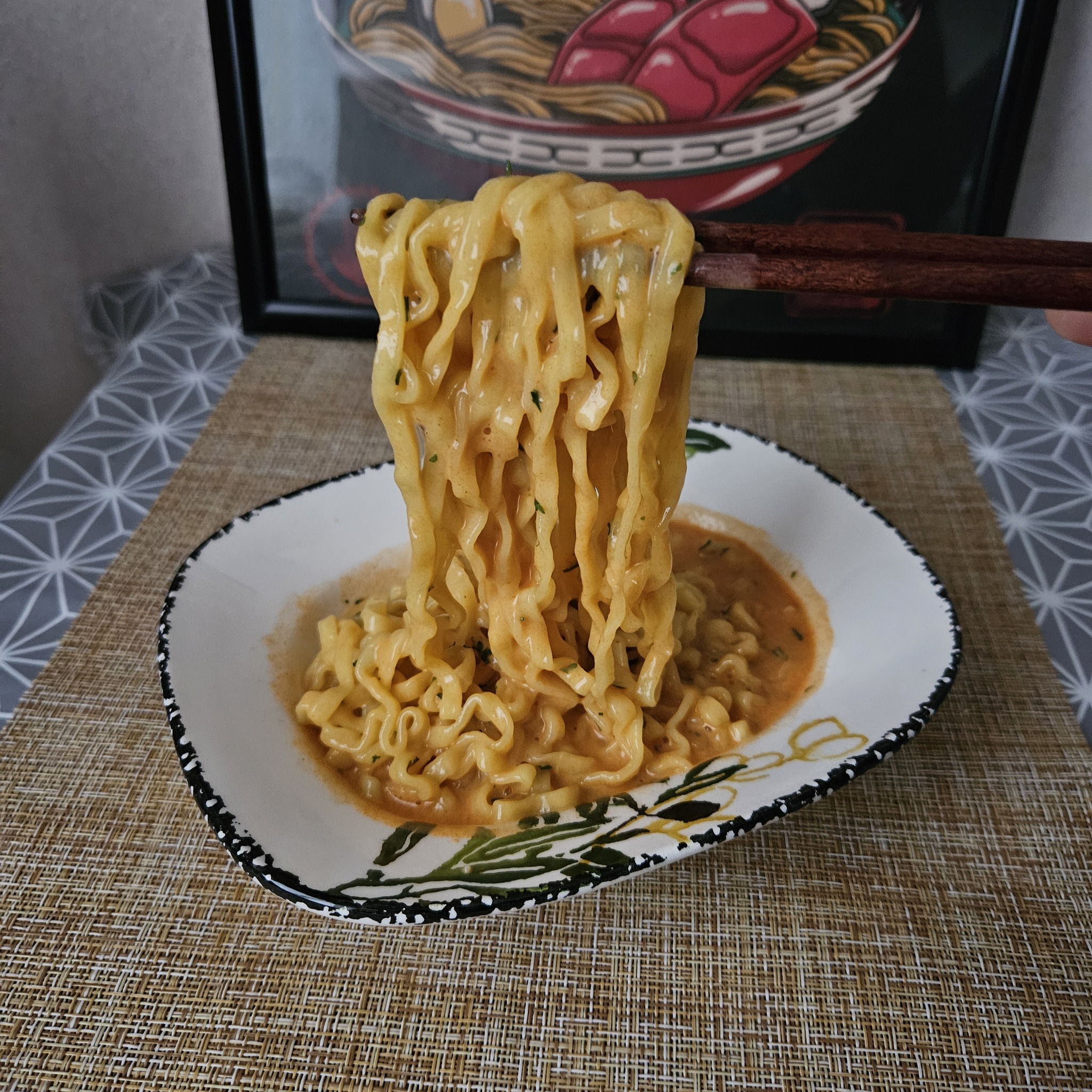 Buldak Cream carbonara - My, Doshirakology, Noodles, Food, Overview, Food Review, Beachpacket, Longpost
